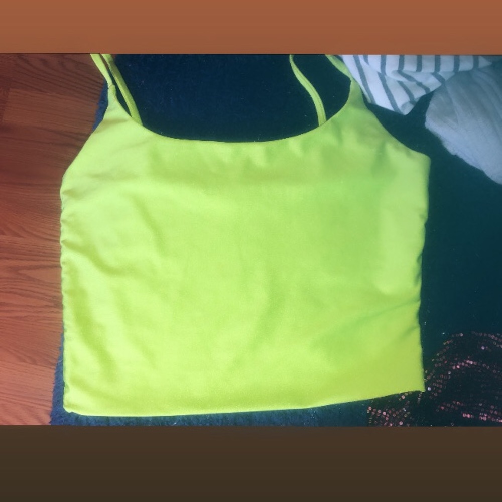 Neon crop top